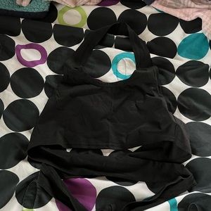 romwe tie around halter top size small